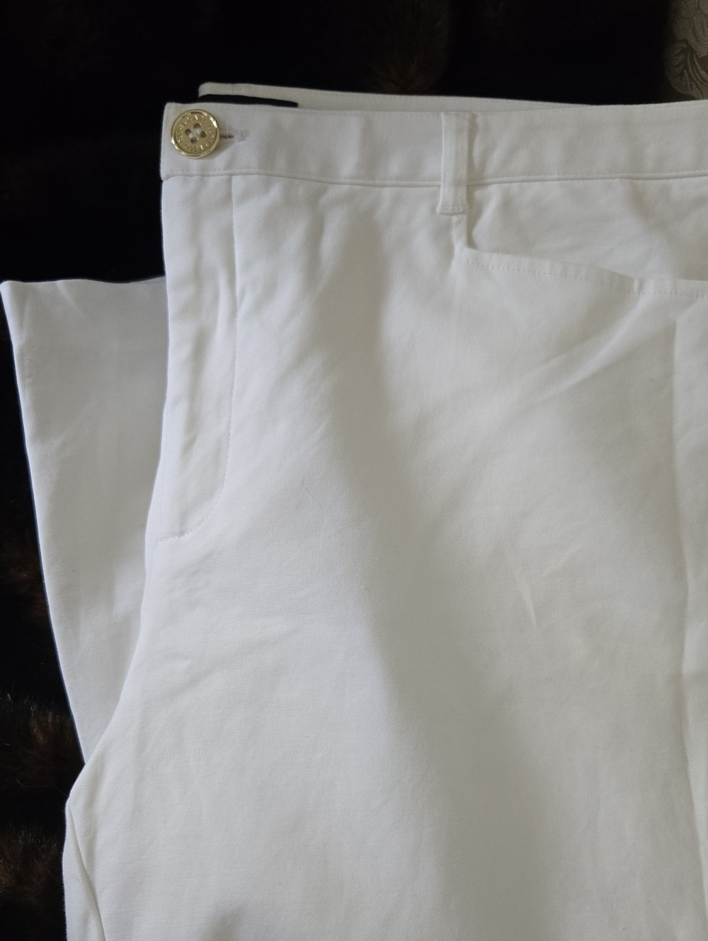 Karl LagerfeldWomens Classic  White Dress Pants Suze 16